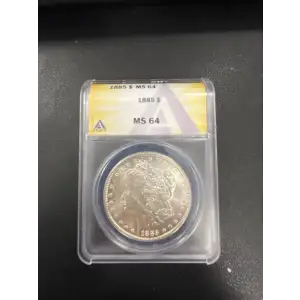1885 $1 Morgan Dollar MS64 ANACS