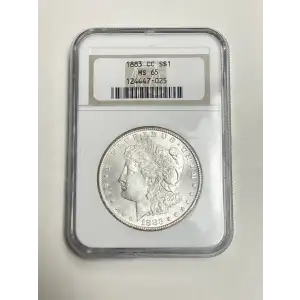 1883 CC S$1 Morgan MS65