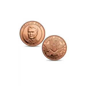 1 oz Copper Round Charlie Kirk