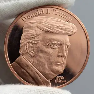 1 oz Copper Trump 47th President