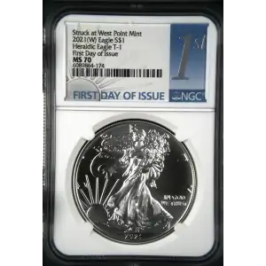 2021(W) Heraldic Eagle T-1 First Day of Issue Struck at West Point Mint (2)