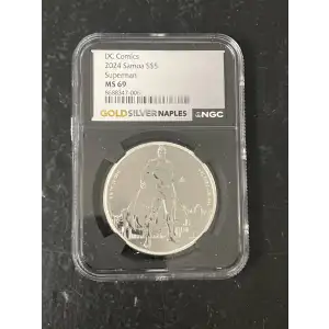 2024 - Samoa - NGC - MS69 - $5 Superman