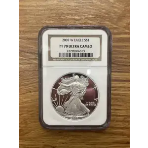 2007 W Eagle S$1 PF70UC NGC