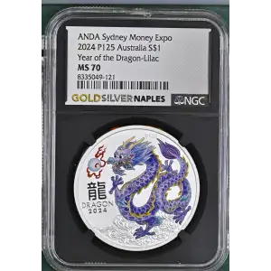 2024 P125 Year of the Dragon-Lilac ANDA Sydney Money Expo (2)