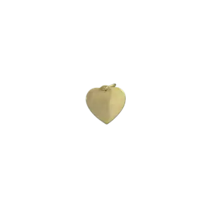 Small Gold-plated silver Heart Pendant