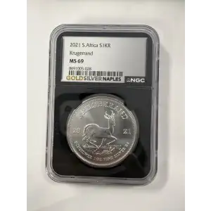 2021 SOUTH AFRICA KRUGERRAND MS69 NGC