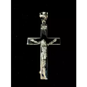 91mm Full Solid Heavy Crucifix Cross Pendant 24.1g 