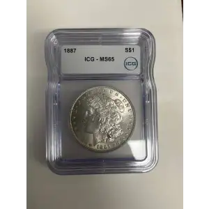 1887 - P - ICG - MS65 - $1 Morgan