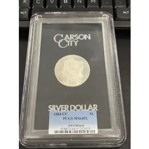 Morgan Dollar - 1884 (CC) - PCGS - MS64PL - GSA HOARD