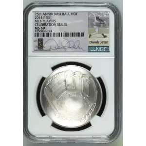 2014 MLB PLAYERS CELEBRATION SERIES 75th ANNIV BASEBALL HOF (2)