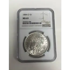 1884 - O - NGC - MS63 - $1 Morgan
