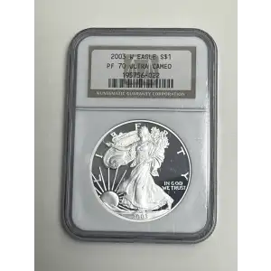2003 W EAGLE S$1 PF 70 UC