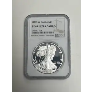 2006 W Eagle S$1 PF69UC White NGC