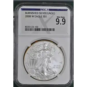 2008 W BURNISHED SILVER EAGLE (2)
