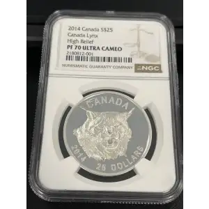2014 Canada Lynx High Relief ULTRA CAMEO
