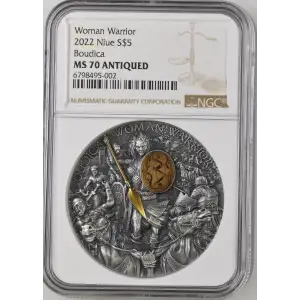 2022 Gilt Boudica Woman Warrior (2)