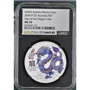 2024 P125 Year of the Dragon-Lilac ANDA Sydney Money Expo (2)