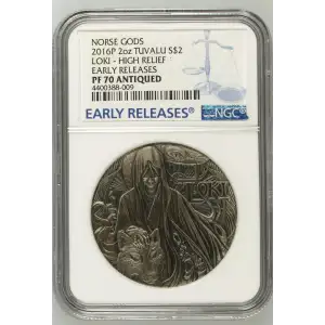 2016P 2oz LOKI - HIGH RELIEF EARLY RELEASES NORSE GODS (2)