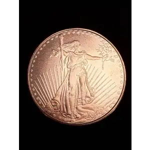 1 Oz Copper Round Saint Gaudens HLM (2)