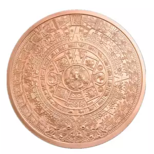 5 oz Copper Aztec Calendar