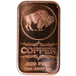1 Oz Copper Buffalo