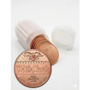 Tube of 20x 1 oz Copper 2nd Amendment We the People