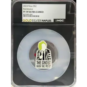 2024 BeetleJuice Niue $2 PF 70 Ultra Cameo NGC (3)