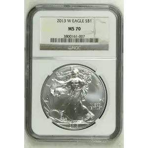 2013 W BURNISHED SILVER EAGLE (2)