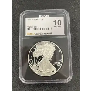 2013 W $1 SILVER EAGLE PF70UC NGC