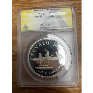 TUVALU Silver 5 DOLLARS