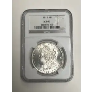1881 S S$1 Morgan MS66 NGC