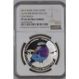 2013 Lilac Breasted Roller Colorized ULTRA CAMEO (2)
