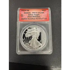 2016 W ANACS PR70DCAM SILVER EAGLE  (2)