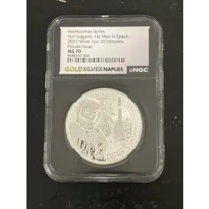 2021 Yuri Gagrin: 1st Man in Space NGC MS70
