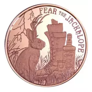 1 oz Copper AVDP Fear The Jackalope