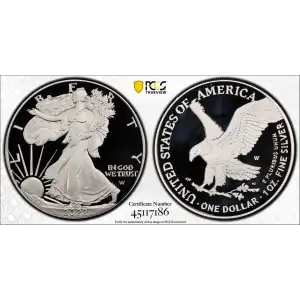2022-W $1 Silver Eagle First Strike, DCAM (2)
