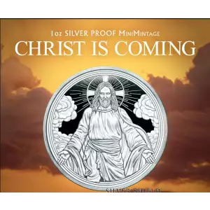 1 oz Silver GSM Christ Is Coming Silver Shields (2)