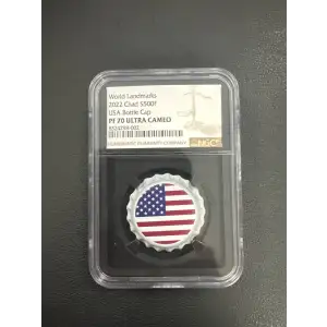 2022 CHAD S500F USA BOTTLE CAP PF70 UC