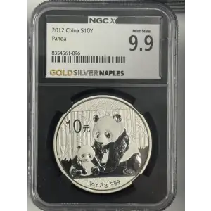 2012 1 oz China Panda s10y Mint State 9.9