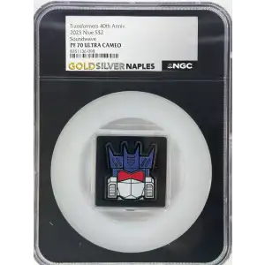 2025 1 oz Transformers 40th ANN Soundwave PF70 UC NGC CSC2