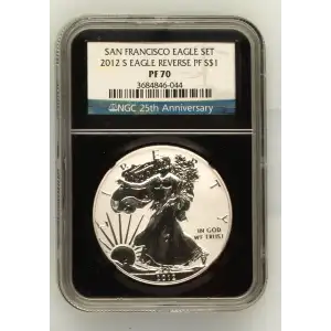 2012 S SAN FRANCISCO EAGLE SET OFFICIAL US MINT SET (2)
