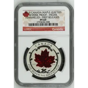 2015 Maple Leaf - Incuse Enameled - First Releases (2)