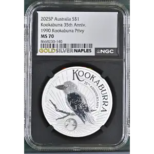 2025P Kookaburra 35th Anniv. 1990 Kookaburra Privy (2)