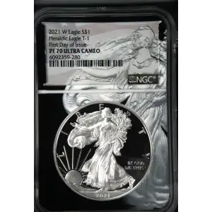 2021 W Heraldic Eagle T-1 First Day of Issue ULTRA CAMEO (2)