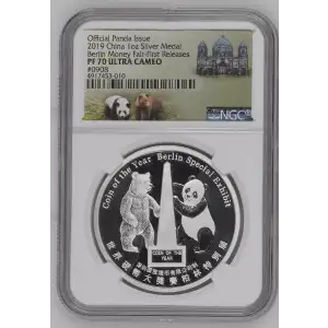 2019 Berlin World Money Fair First Releases Official Panda Issue ULTRA CAMEO (2)