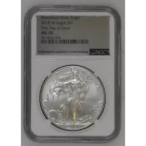 2018 W Burnished Silver Eagle First Day of Issue (2)