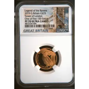 2019 Tower of London One of First 150 Struck Legend of the Ravens ULTRA CAMEO (2)