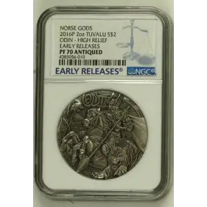2016P 2oz ODIN - HIGH RELIEF EARLY RELEASES NORSE GODS (2)