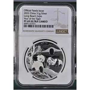 2022 Long Beach Expo Year of the Tiger Official Panda Issue ULTRA CAMEO (2)