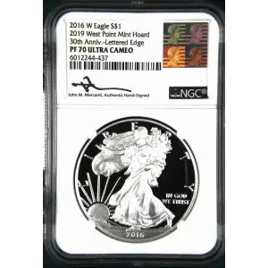2016 W 2019 W. Point Mint Hoard 30th Anniv.-Lettered Edge ULTRA CAMEO (2)